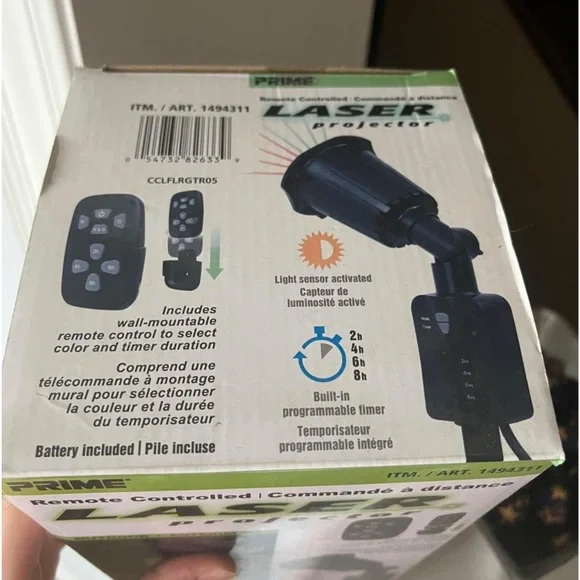 PRIME Remote Controlled Laser Projector CHRISTMAS Decor - Picture 3 of 8